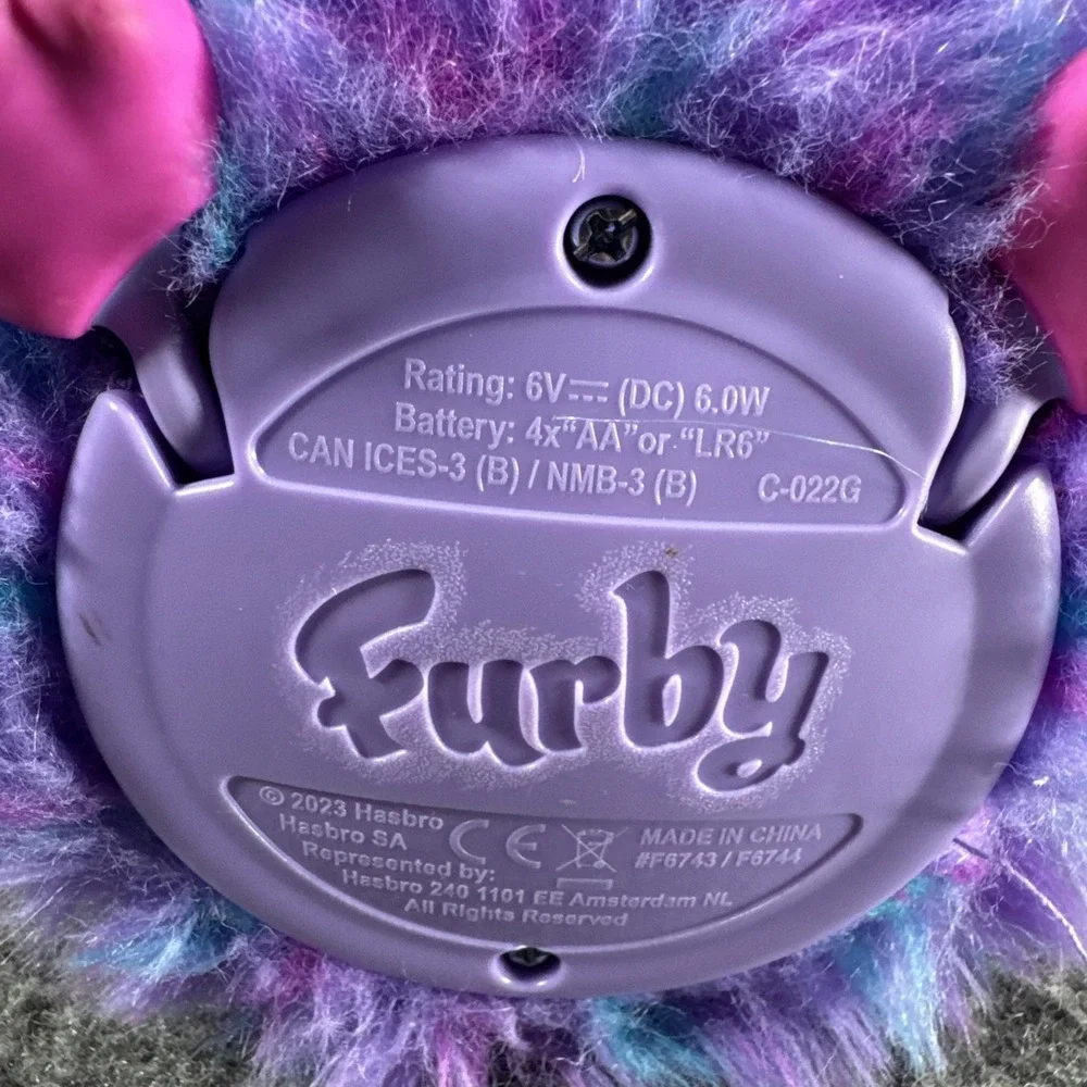 Furby Purple‎ Plush Interactive Electronic Pet Toy 2023 Hasbro Tested Works